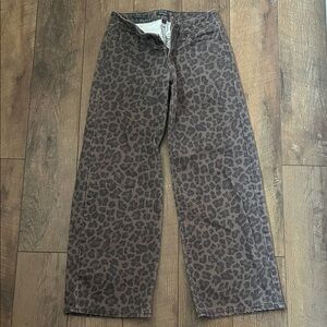 Wild Fable Brown Leopard Print Women’s Jeans